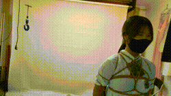 随心绳艺 文慧 JK 驷马极限吊-gif